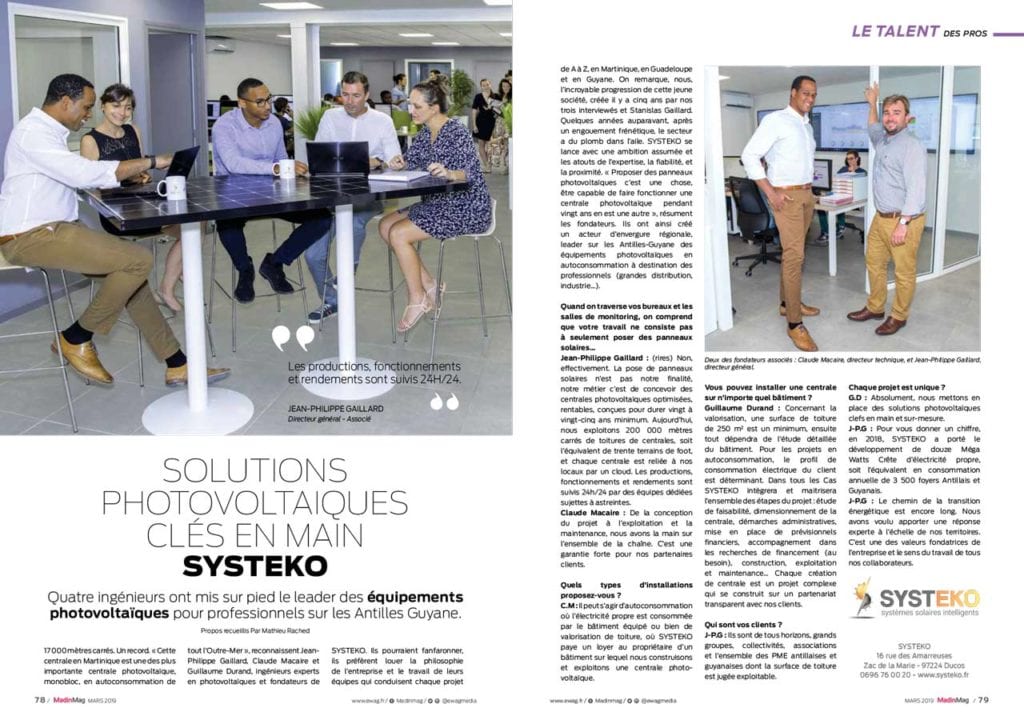 Interview des dirigeants de SYSTEKO par EWAG